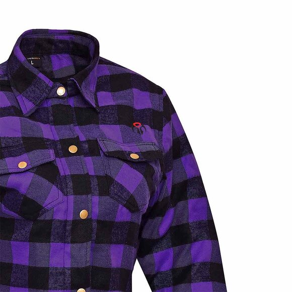 RIDERACT® Lightweight Flannel Shirt with Long Sleeve Shirt - Picture 5 of 10